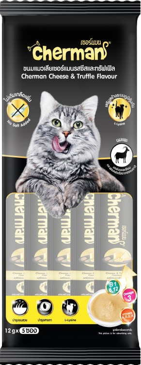 Cherman Cat Cream Treat, Cheese & Truffle Flavor (60g)