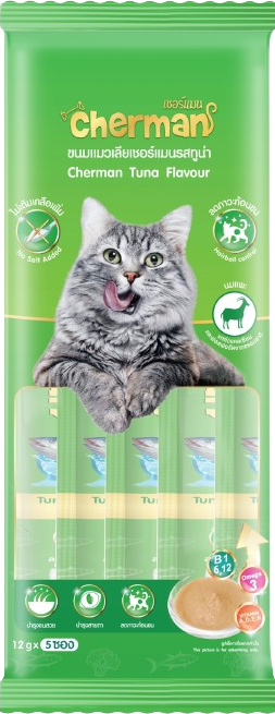 Cherman Cat Cream Treat, Tuna Flavor (60g)